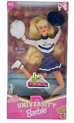 Buy 1996 Arizona University Cheerleader Barbie Doll / Mattel 17751, NrfB • 41.04£