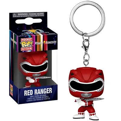 Buy Funko POP! Keychain Power Rangers Red Ranger Vinyl Keyring New • 8.95£