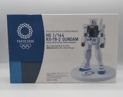 Buy Gundam Tokyo 2020 Olympic Games Emblem Blue Model Kit Bandai Hg 1/144 Rx-78-2 • 55£