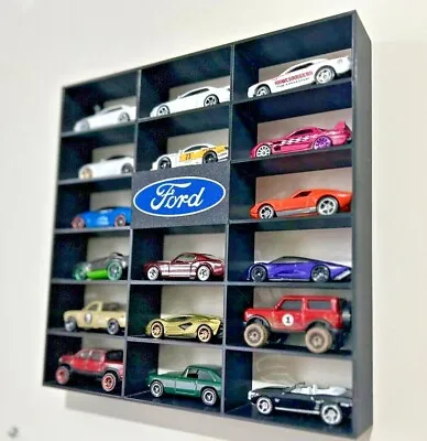 Buy FORD Hot Wheels 1:64 8-17 Car Matchbox Wall Display Shelf Toy Storage CUSTOMIZE • 16.95£