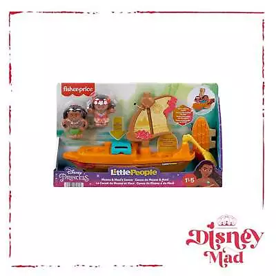Buy Disney Princess Moana & Maui's Canoe By Little People • 28.99£