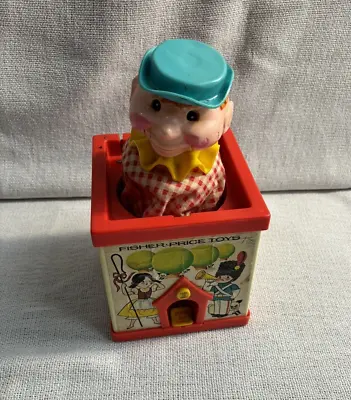 Buy Vintage 1970’s Fisher Price Toy - Jack In The Box Puppet – Retro! • 9.99£