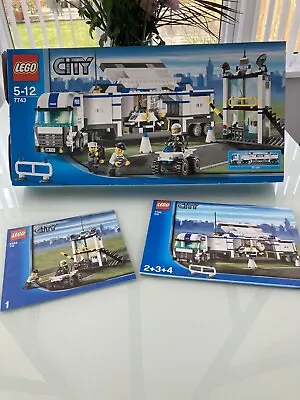 Buy Lego City Police Command Set 7743. With Box And Instruction Manuals • 10£