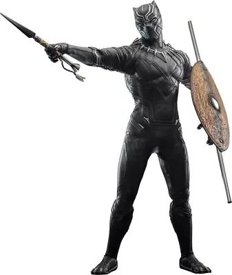 Buy Movie Masterpiece Black Panther Original Suit Action Figure MMS671 HotToys • 266.65£