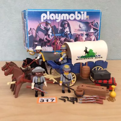 Buy PLAYMOBIL Western Virginian Mountain Boys Playset BOXED-3785 Incomplete EXTRAS! • 63.89£