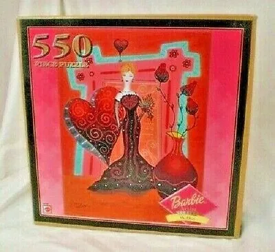 Buy Barbie Jigsaw Puzzle Artist Series Mc Elroy Gown 550 Pieces Vintage NEW Sealed  • 29.76£