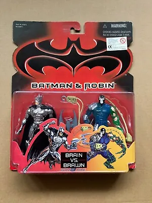 Buy Brain Vs. Brawn - Batman And Bane Action Figure 2 Pack Batman And Robin Unopened • 12.99£