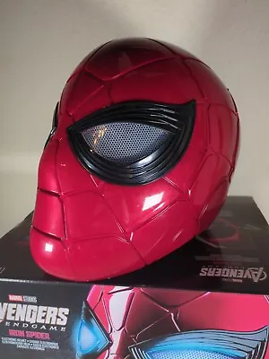 Buy Marvel Legends Series Spider-Man Iron Spider Electronic Light Up Helmet • 99.96£