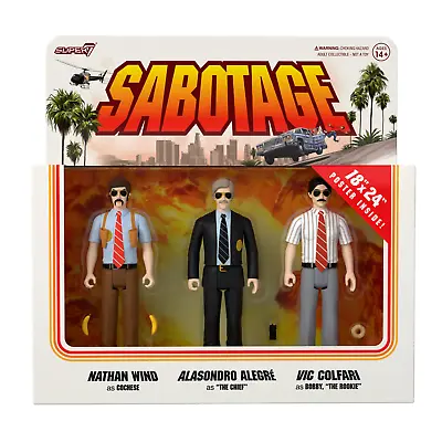 Buy BEASTIE BOYS  SABOTAGE  SPECIAL EDITION 3 PACK   Super 7  Action Figure Box Set • 55.75£