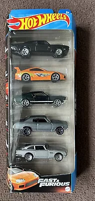 Buy Hot Wheels:  Hot Wheels Fast And Furious 5 Pack New 2023 HLY70 Supra Aston • 11.99£
