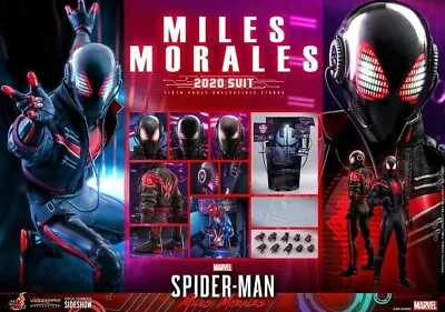 Buy 2020 Hot Toys Vgm49 Spiderman Miles Moral Suit 1/6 In Stock • 169.93£