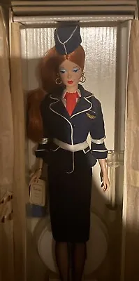 Buy 2006 Barbie Silkstone - The Stewardess - Gold Label - J4256 NRFB • 428.33£