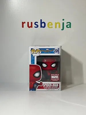 Buy Funko Pop! Marvel Spider-Man Home Coming Spider-Man Collector Corps #220 • 13.99£