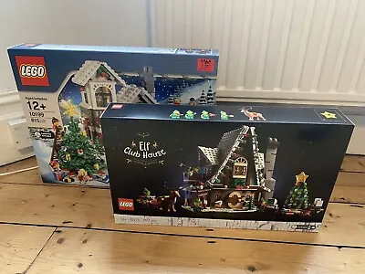 Buy Lego 10267: Gingerbread House (2019) & Lego 10275: Elf Club House (2020) • 215£