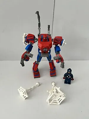 Buy LEGO Set 76146 Marvel Super Heroes Spider-Man Mech + Extra Captain America Fig • 10.99£
