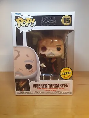 Buy Viserys Targaryen Chase Funko Pop #15 House Of The Dragon Game Of Thrones • 39.95£