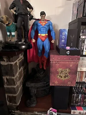 Buy Superman Hush Prime 1 One Sideshow Statue Fabric Cape Version • 2,000£