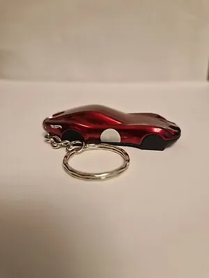 Buy UPCYCLED Hot Wheels Keyring/keychain/backpack Decoration. Coupe Clip Red/white • 12£