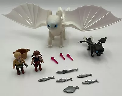 Buy Playmobil 70038 How To Train Your Dragon Light Fury With Children • 28£