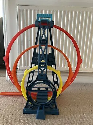 Buy Hot Wheels Track Builder Triple Loop And Jump Pack In New Condition • 20£