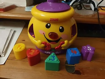 Buy Fisher Price Laugh & Learn  Shape Sorter And Counting Cookie Jar 2005 VGC • 7£