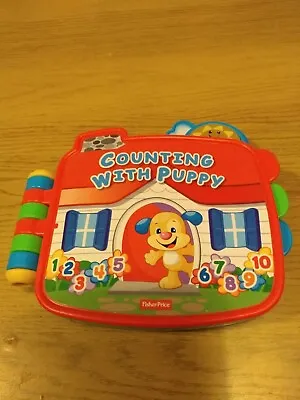 Buy Vintage Fisher Price Counting With Puppy Electronic Interactive Book Toy • 5.99£