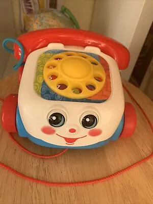 Buy Fisher-Price Chatter Telephone Infant And Toddler Pull Toy Phone For Walking • 3.50£