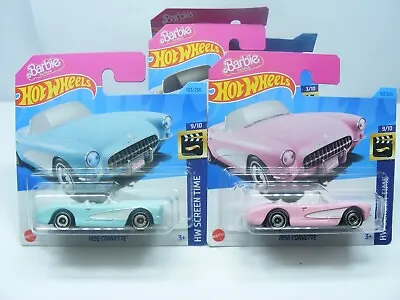 Buy Hot Wheels:      Barbie Corvettes X3 Hummer X1        (4 Car Bundle) • 12.95£