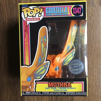 Buy Funko Pop Movies Mothra (Blacklight) #1347 Godzilla King Of The Monsters Special • 9.99£