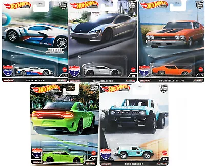 Buy Mattel Premium Edition Hot Wheels Car Culture Real Riders 1:64 FULL SET OF 5 • 24.99£