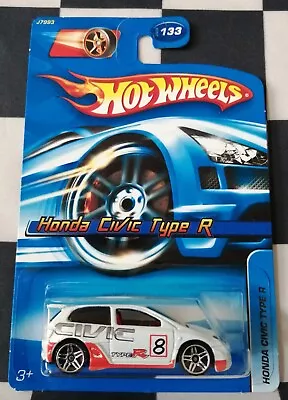 Buy 2006 Hot Wheels Honda Civic Type R Long Card Collector No 133 Protector Included • 29.95£