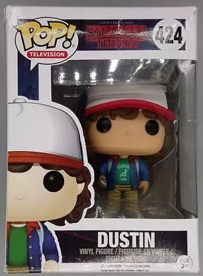 Buy Funko POP #424 Dustin - Stranger Things Damaged Box - Includes Protector • 11.99£