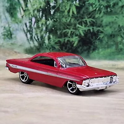 Buy Hot Wheels '61 Chevy Impala Diecast Model Car 1/64 (12) Excellent Condition • 6.30£