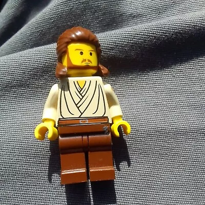 Buy LEGO Fini Figire Star Wars  Qui-Gon Jinn   No Cape • 7.99£