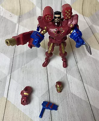 Buy Marvel Super Hero Mashers Iron Man Action Figure Red - With Accessories - Hasbro • 8.98£