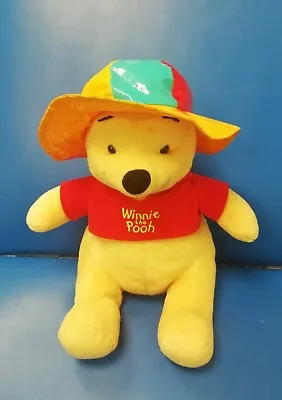 Buy Disney Fisher Price Winnie The Pooh Bear 12  Plush Wearing Rain Hat  • 6.95£