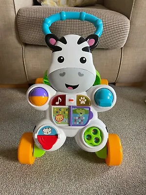 Buy Fisher-Price Learn With Me Zebra Walker - Good Condition • 5£