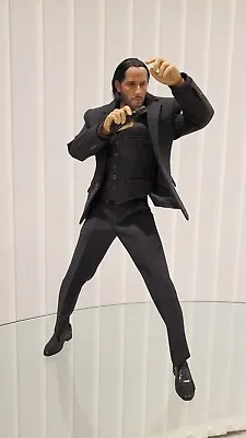 Buy Custom Made 1/6 John Wick 2 Suit With Rerooted Hair Head Parts Hot Toys Mms504 • 420£