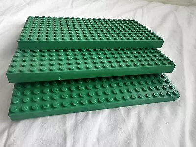 Buy Lego Baseplate Green P/N (bb0340) 10 X 20 X 1/2 Thick X3 • 2.50£