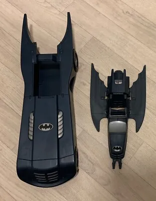 Buy 1993 KENNER DC Comics BATMAN The Animated Series Batmobile 16  & Jet • 40£