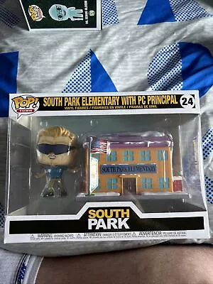 Buy Funko Pop! Town - South Park Elementary School With PC Principal Vinyl Figure • 20£