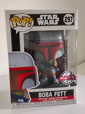 Buy Star Wars Funko Pop Boba Fett #297 Special Edition • 17£