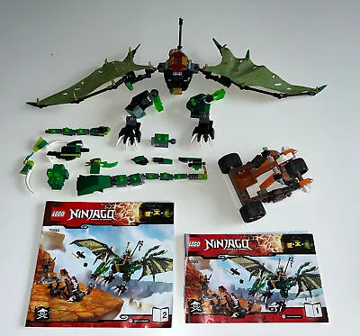 Buy Lego Ninjago Skybound The Green NRG Dragon Set 70593 Incomplete • 14.99£