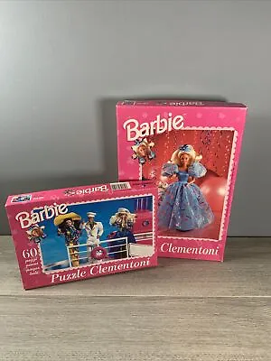 Buy Vintage Barbie Clementoni Jigsaw Puzzle Bundle 60 & 150 Pieces • 14.99£