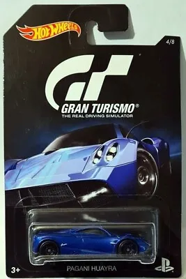 Buy Hot Wheels 2016 GRAN TURISMO PlayStation PAGANI HUAYRA Dark Blue MINT • 3.95£