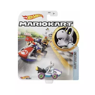 Buy Hot Wheels Mario Kart Dry Bones Standard Kart 1:64 Die-Cast Vehicle • 12£