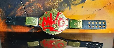 Buy WWE  WCW Mattel NWO Wolfpac Big Gold Wrestling Figure Belt • 12.99£