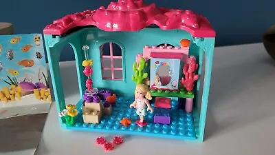 Buy Mega Bloks Barbie Mermaid Build-N-Play 80168 Incomplete • 4£