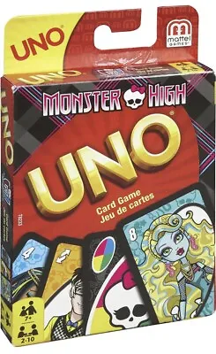 Buy Monster High Uno Mattel Games Card Game European Version New And Sealed • 4.99£