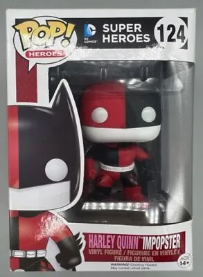 Buy Funko POP #124 Harley Quinn Impopster - DC Super Heroes Damaged Box + Protector • 11.99£